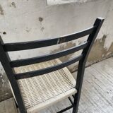 Black Italian rope chairs