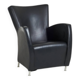Fauteuil en cuir Jess Design, étiqueté