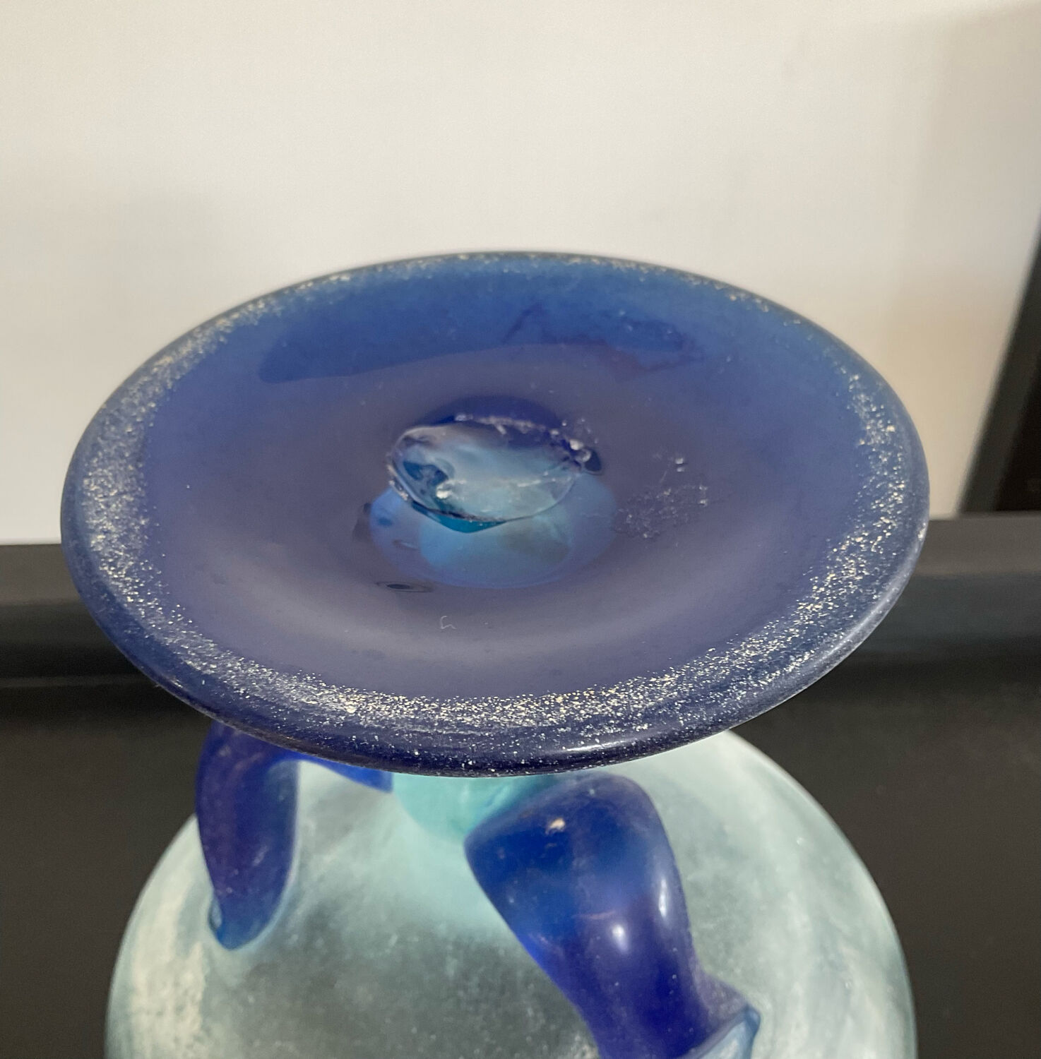 Empty pocket "Scovo" stand cup in Murano glass