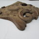 Carved wood pediment - cherry tree