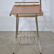 Smooth floor lamp magazine holder