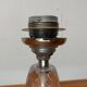 Lampe de table en verre française du milieu du siècle par Daum, années 1960