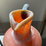 Vintage Scavo jug vase in Murano glass