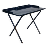Space Age Industrial Desk in Metal, France, 1980s