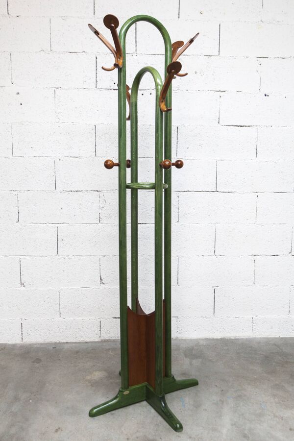 Rare portemanteau perroquet Baumann modèle Dièse 1990