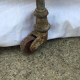 Wrought iron folding bed