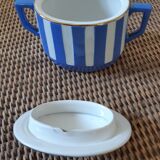 Sugar bowl and milk pot Sarreguemines
