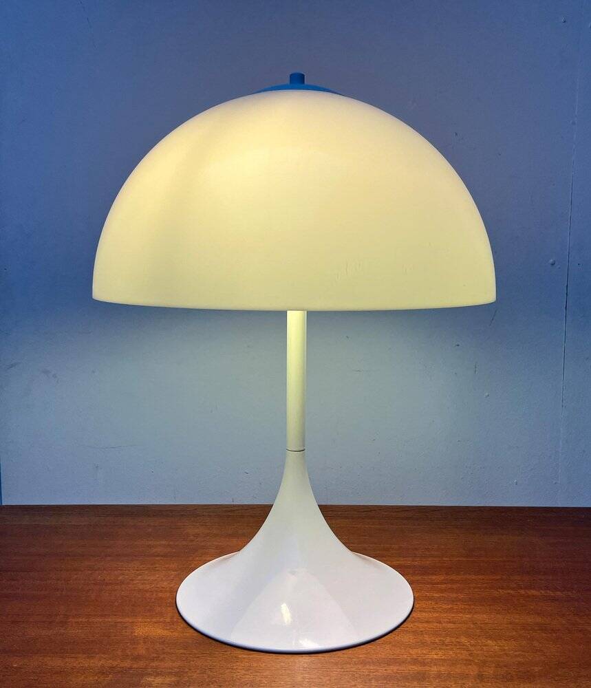Panthella table lamp in mid-century space age style by Böhmmer Leuchten, Germany.