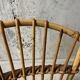 Fauteuil corbeille enfant en rotin