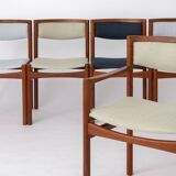 5 Dining Chairs 1960s by SAX, Denmark Teak