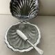 Vintage shell butter dish