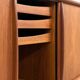 Danish teak tambour door Sideboard by Bernt Petersen 60s