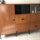 Teak secretary cabinet by Jean-René Caillette