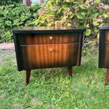Paire tables d’appoint vintage