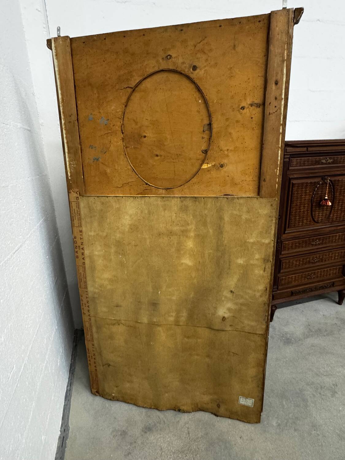 Louis XVI style trumeau mirror