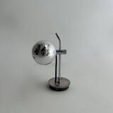 Paire d'appliques vintage orientable Alain Richard A5, métal chromé et mat, France 1960