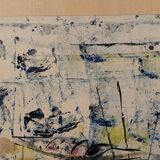 Marine ink and watercolor