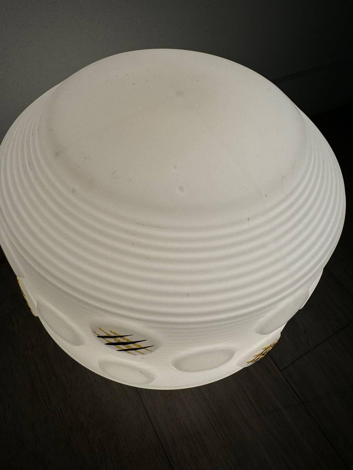 Scandinavian opaline globe from the 60s