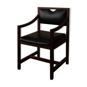 fauteuil en bois vintage - style