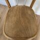Set of 3 FISCHEL stamped bentwood bistro chairs from 1920-40.