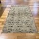 Antique Unique Aztec Design Muted Turkish Old Rug