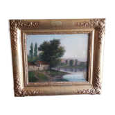 Huile sur toile