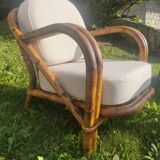 AUDOU-MINNET Rattan Lounge