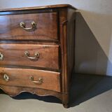 Curved Louis XV commode, 18th century.