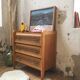 Commode vintage en rotin