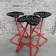 Tabouret bar vintage acier siège de tracteur