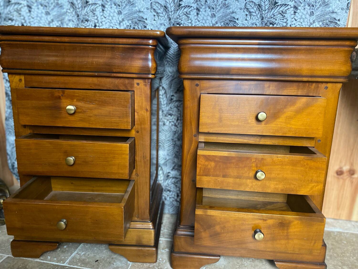 Louis Philippe bedside tables