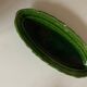 Green clay green clay flat centerpiece with festoons 1960