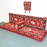 Turkish red floor sofa
