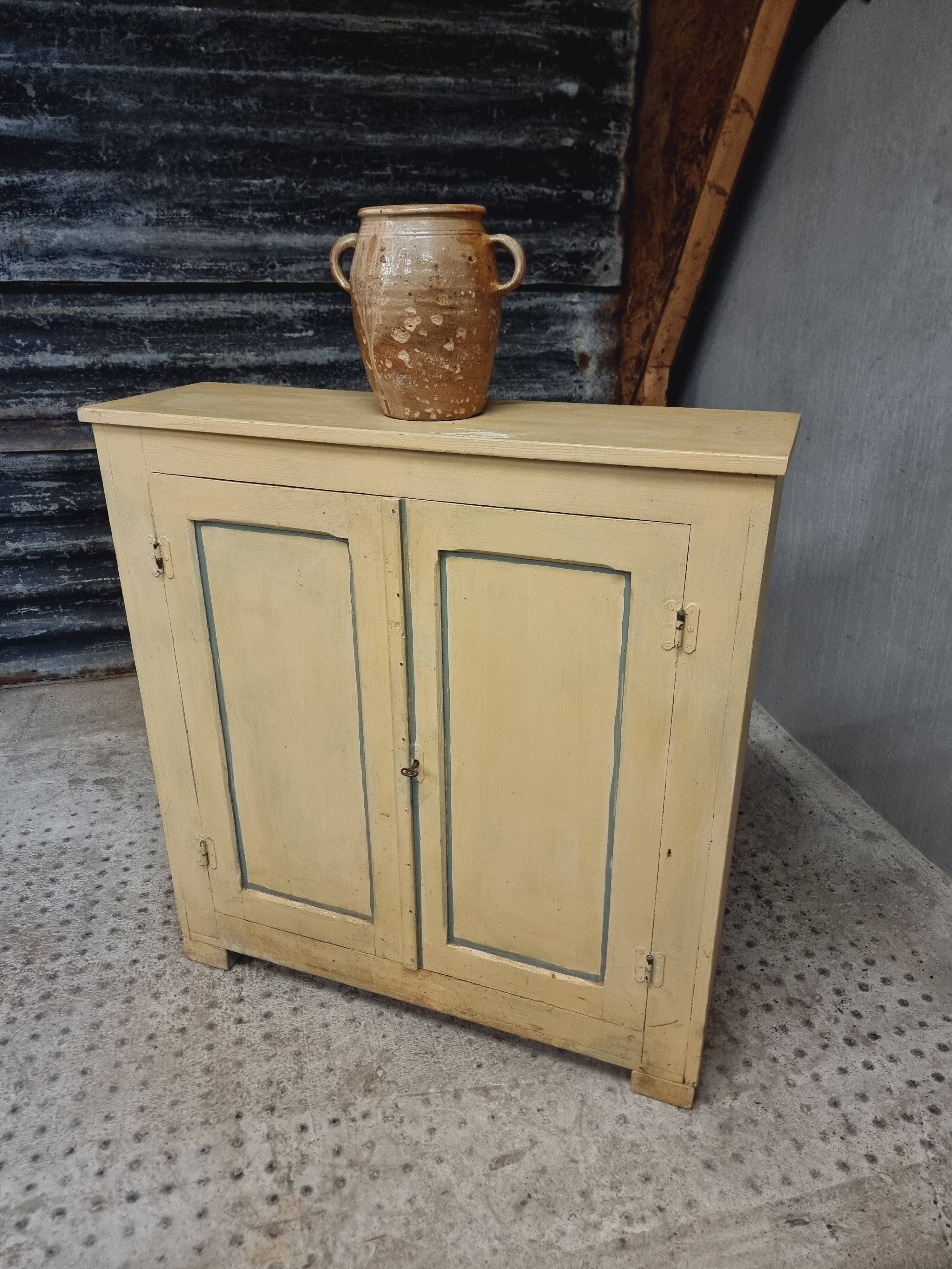 Antique French kitchen cabinet, sideboard