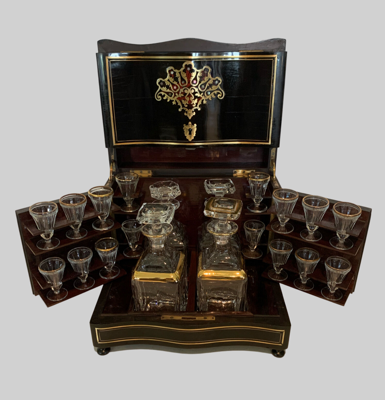 Napoléon III box marquetry xix century