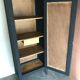 Parisian wardrobe or vintage wood closet, 50s