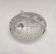 Empty vintage round crystal pocket size: height -16cm- diameter -18cm-