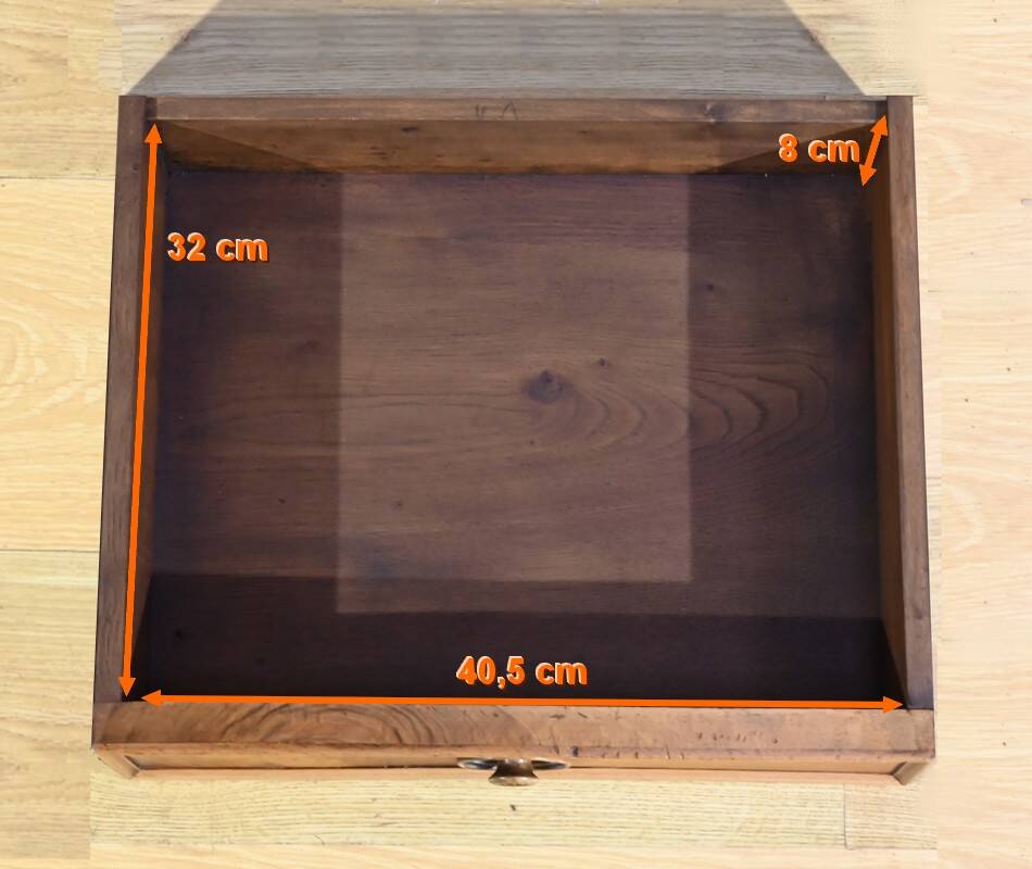 3-door walnut sideboard, late 19th century