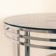 Vintage 70s chrome coffee table