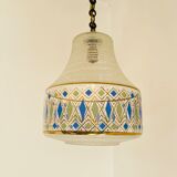 Vintage granite glass pendant lamp