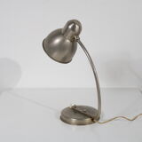 Chrome metal desk lamp  manufactured by Daalderop in the Netherlands 1930
