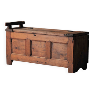 banc coffre en pin massif,