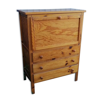 Vintage pine secretary