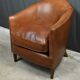 Fauteuil club solange en cuir de mouton