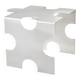 Puzzle - table basse sculpturale en acier inoxydable par Veliento