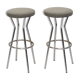 Paire de tabourets de bar années 60