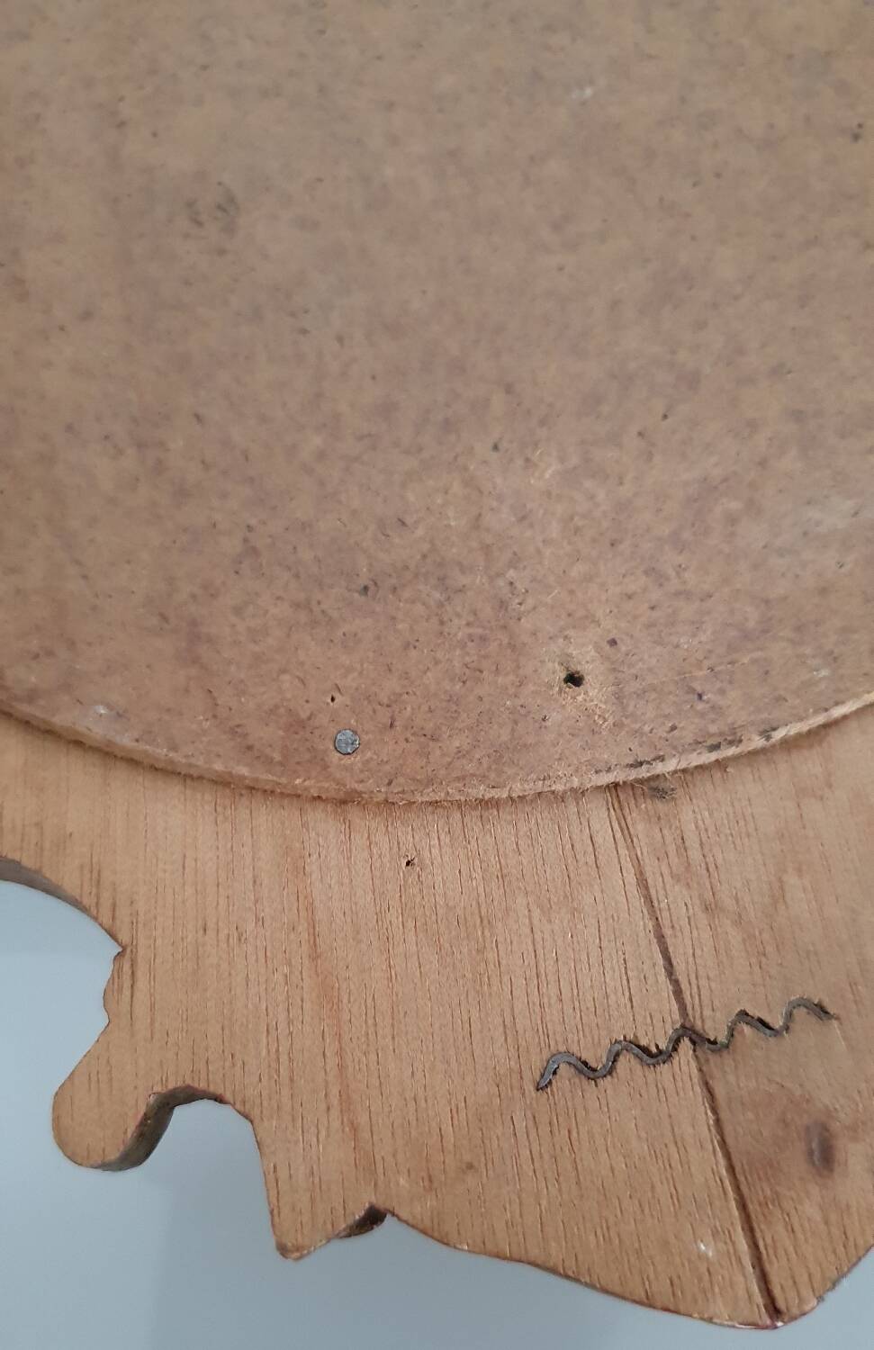 Gold leaf gilded wooden mirror