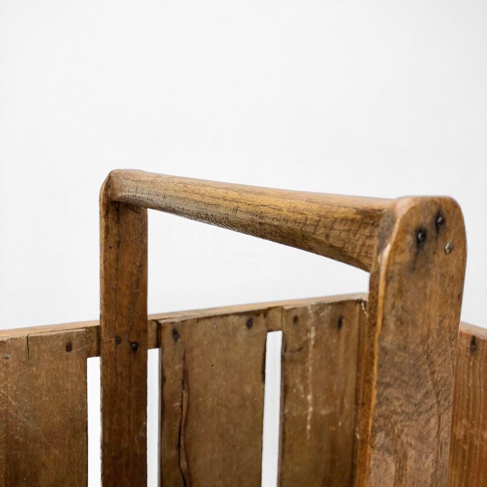 Panier de récolte en bois