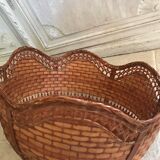 Vintage rattan pendant lamp 38cm