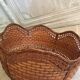 Vintage rattan pendant lamp 38cm